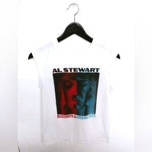 Vtg 1984 Al Stewart Russians & Americans Tour Sleeveless Top M